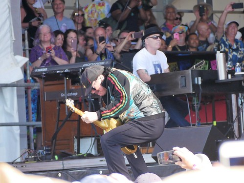 Carlos Santana on Acura at Jazz Fest Day 2 - 4.27.19. Photo by Louis Crispino.