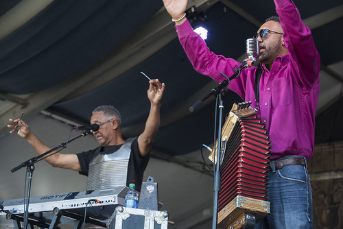 Terry & The Zydeco Bad Boys play the Fais Do-Do Stage during Jazz Fest day 3 on April 27, 2019. Photo by Ryan Hodgson-Rigsbee RHRphoto.com