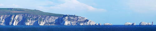 theneedles alumbay isleofwight lighthouse solent sea panorama