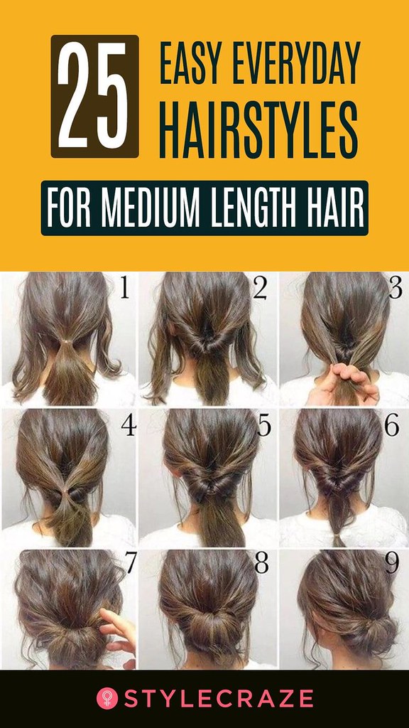 33 Quick and Easy Hairstyles for When You Only Have Five | elink