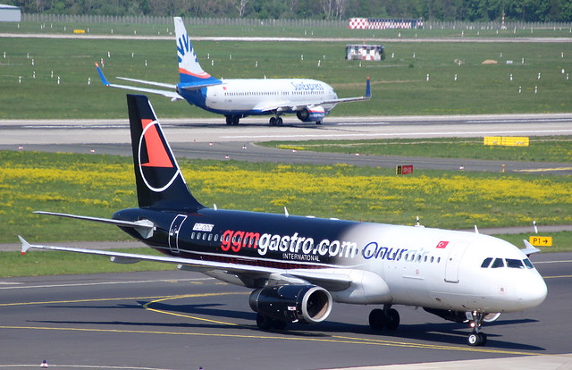 OnurAir, TC-ODC, MSN 3570, Airbus A 320-233, 20.04.2019,  DUS-EDDL, Düsseldorf (ggmgastro livery)