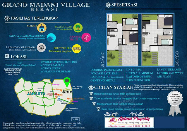 brosur Grand Madani Village Bekasi | Afdani Property | Flickr