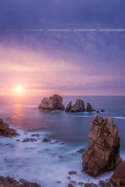 Sunset on Los Urros, Liencres ( Cantabria - Spain )
