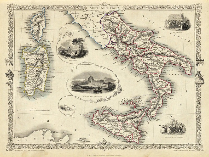 John Tallis - Southern Italy (1851)