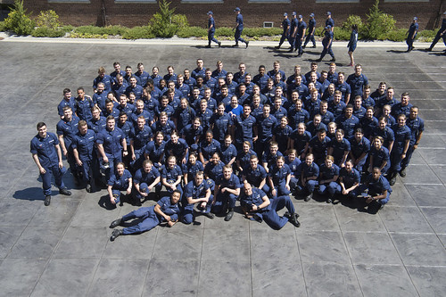 190425 / Bravo Company Coast Guard Academy cadets in
