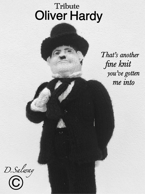 #OliverHardy #Oliver #Hardy #celeb #icon #knitted #doll