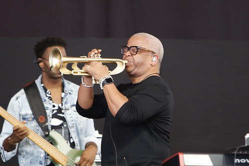 Terence Blanchard & the E-Street Collective at Jazz Fest on Day 2 - 4.26.19. Photo by Michele Goldfarb.
