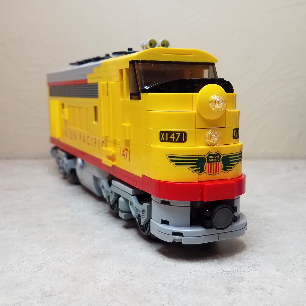 Lego emd f7 in Union Pacific livery