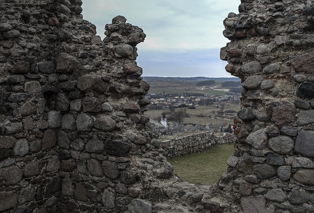 Ruiny zamku w Kurzętniku