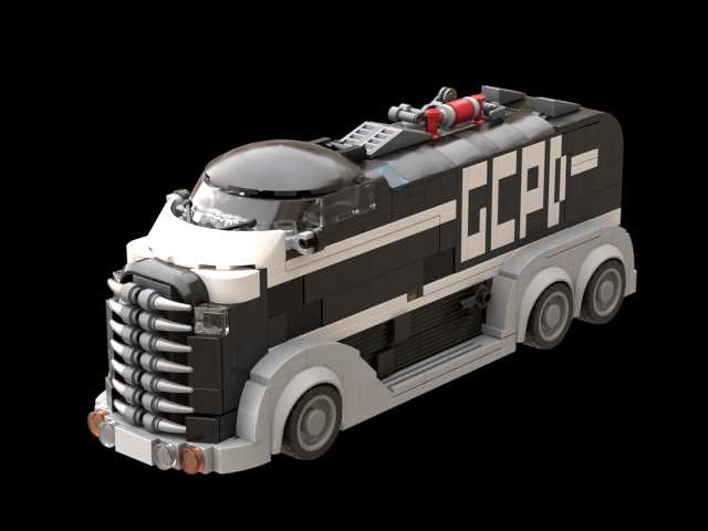 GCPD Truck (inspired by the GCPD Truck of Batman The Animated Series and Mask of the Phantasm)