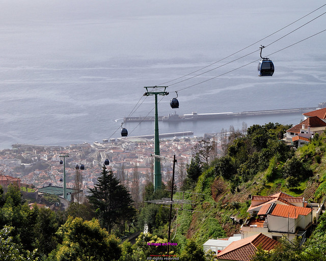 Cable car rides in Funchal Maderia