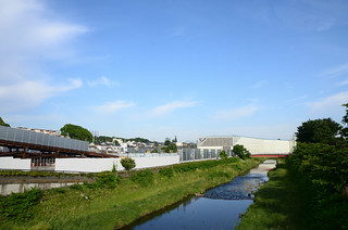 Tomei Junction Construction Site along the Nogawa River in 2018 May