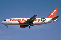 EasyJet (Stop BA, Stop GO) B737-33V G-EZYH BCN 28/03/1999