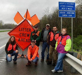 PA Adopt-A-Highway, US 30 east in Ardmore, PA. This shows a…