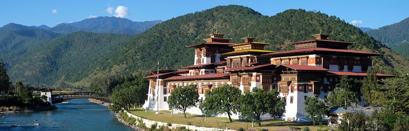 Dzong de Punakha en Bután