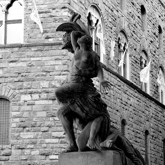 Firenze, 'The abduction of Polyxena by Achilles' [Greek mythology]
