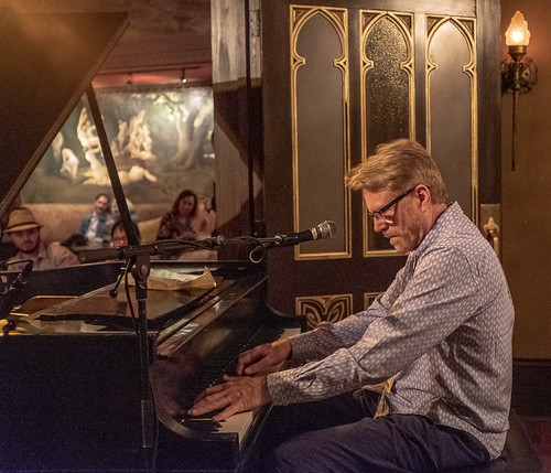 Tom Worrell  at Piano Night - April 29, 2019. Photo by Marc PoKempner.