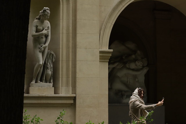 Selfie antique au Musée des Beaux Arts de Lyon