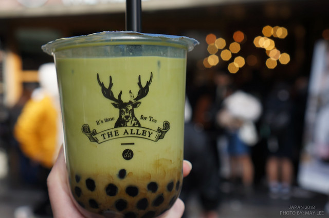 黒糖抹茶ラテ brown sugar tapioca matcha latte @ the alley lujiaoxiang 鹿角巷