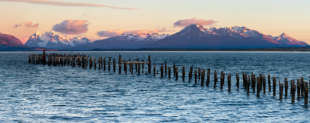 Sunrise panorama Patagonia
