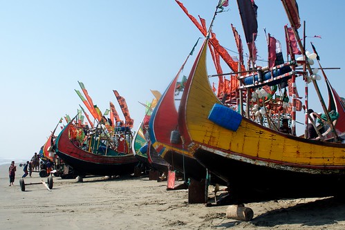 beach boat teknaf chittagong bangladesh