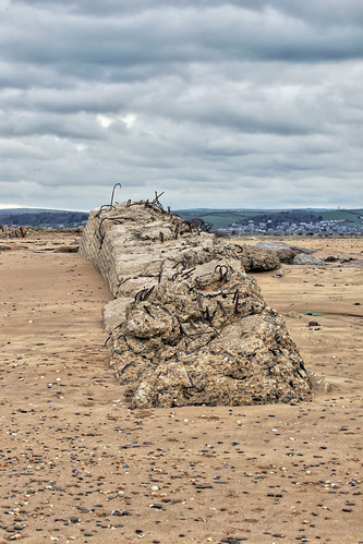 Crumbling Sea Wall | by Mark Wasteney