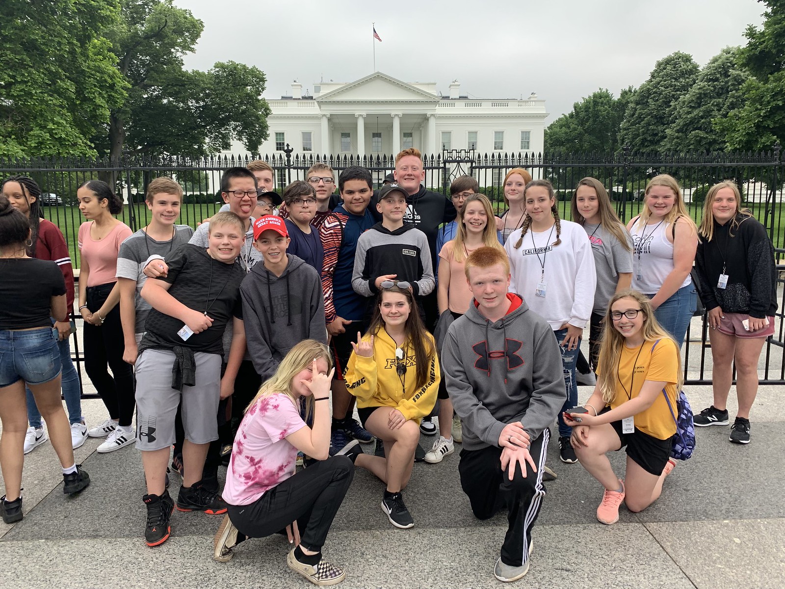 Picture in front of White House