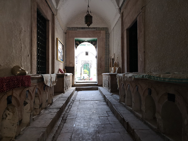 vestibulo de entrada de Madrasa Bachia o Bachiya Medina de Tunez