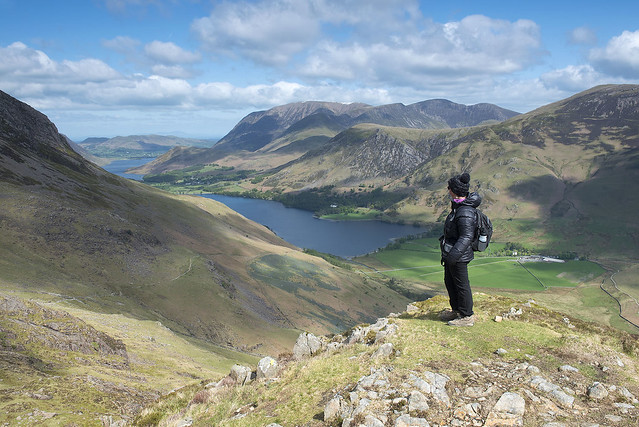 Admiring the View from Haystacks