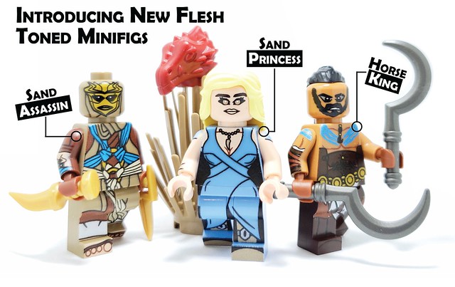 Introducing New Flesh Toned Minifigures!