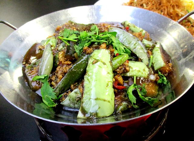 Brinjal with salted fish