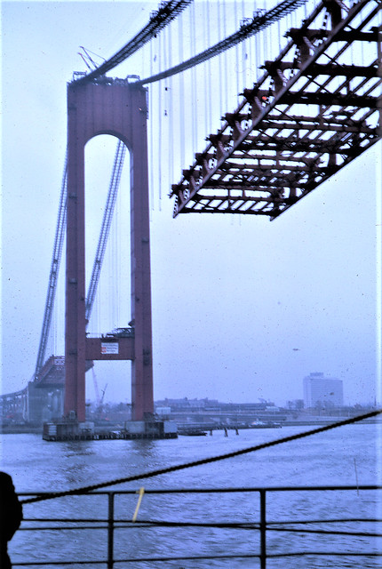 Staten Island Bridge, NY.   1963