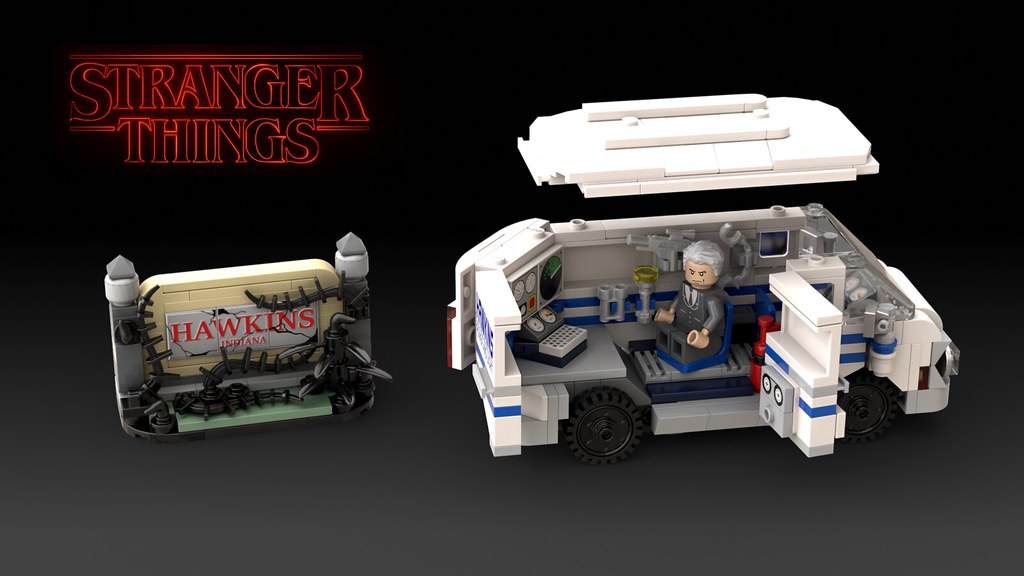 Stranger Things Van and Sign Alternate