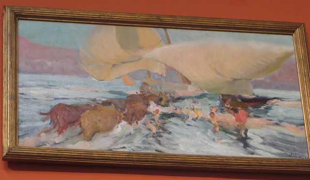 "La llegada de las barcas, Jávea", 1905, Joaquin Sorolla y Bastida (1863-1923), Musée Sorolla, Paseo General Martinez Campos, Madrid, Castille, Espagne.