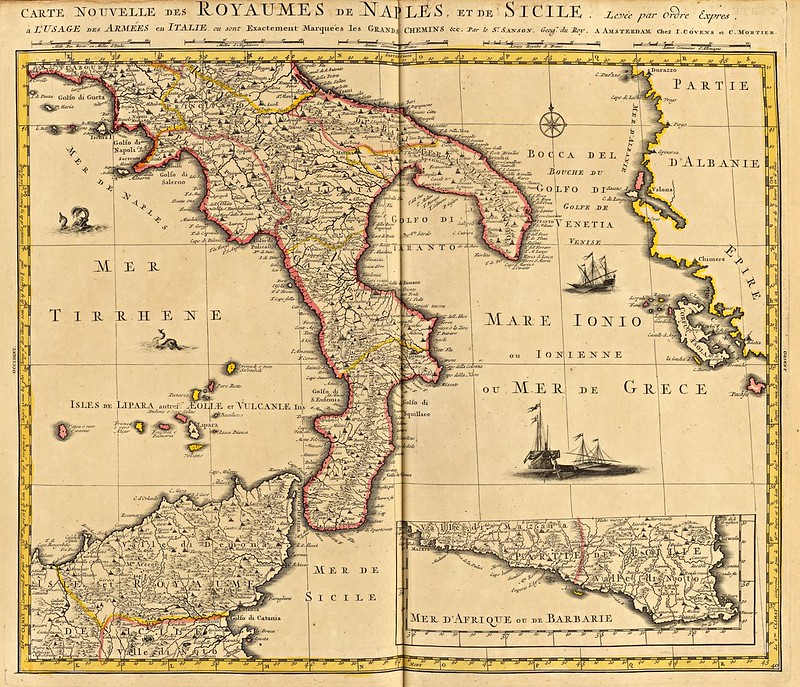 Covens et Mortier - Naples et Sicile (1742)