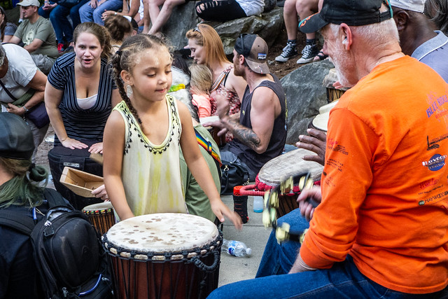 2019-05-17 Asheville Drumming and Absurdists Parade