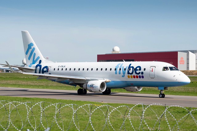 Flybe - Embraer ERJ-175 [G-FBJK] at Luxembourg Airport - 22/04/19