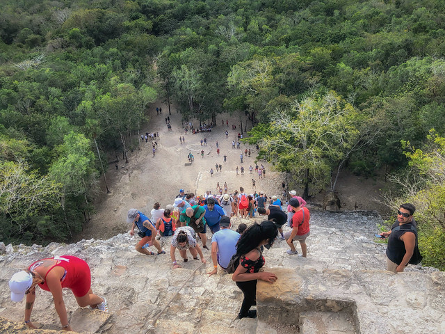 Nohoch Mul Pyramid - Cobá Maya Ruins - Coba Mexico