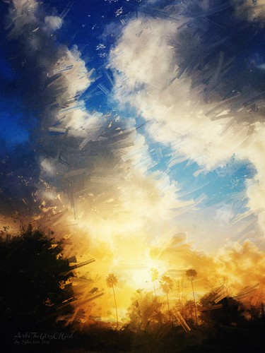 "Signs of God..." - digital painting photograph by Art4TheGlryOfGod by Sharon, #WallArt Titled: “Signs of God” 

“You search the Scriptures because you think you have eternal life