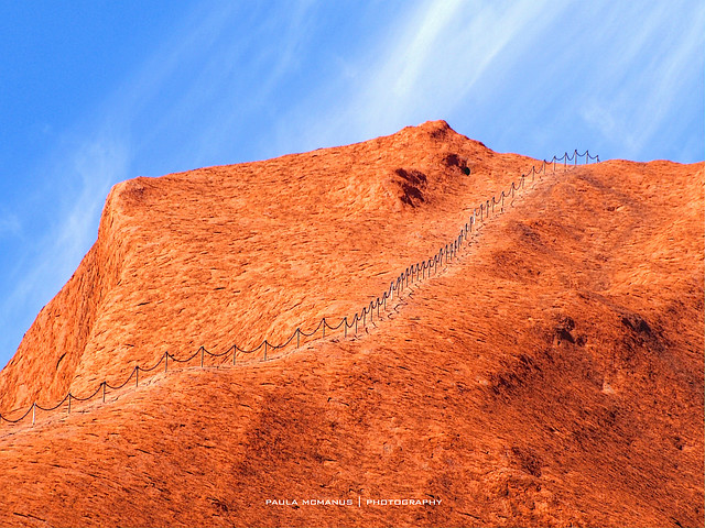 Uluru Ayers Rock climb