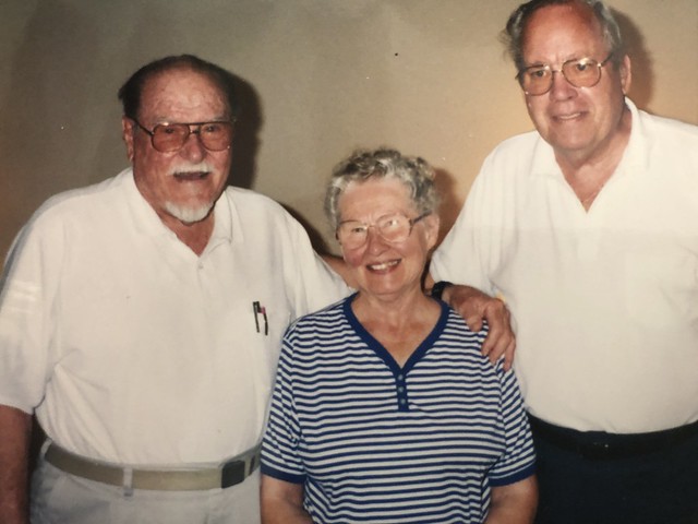 Bill, Betty and Dad
