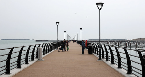 A walk along Dover's new Marina Pier