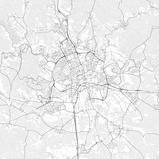 [Light Maps]  Brno light vector map