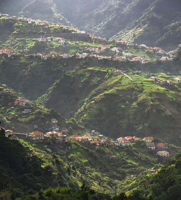Beautiful hillscape of Madeira