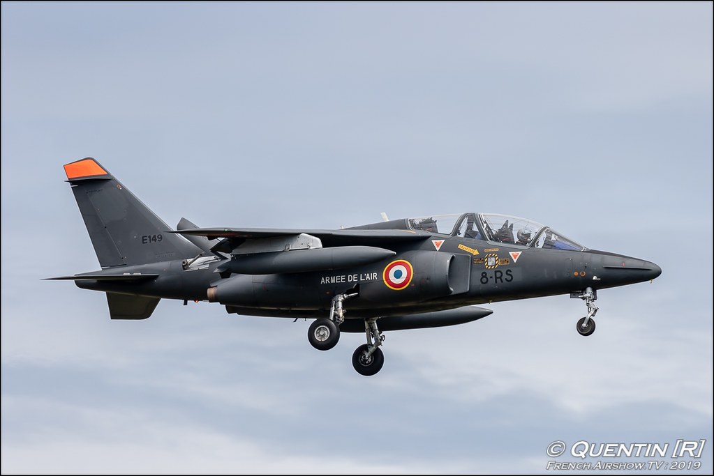 Alphajet Escadron d'Entraînement 3/8 Cote-d'Or French Air Force Nato Tiger Meet 2019 BA118 de Mont de Marsan Canon Sigma France French Airshow TV photography Airshow NTM 2019