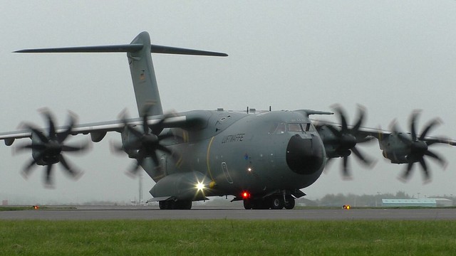 Luftwaffe Airbus A400M 54+22 at Stansted