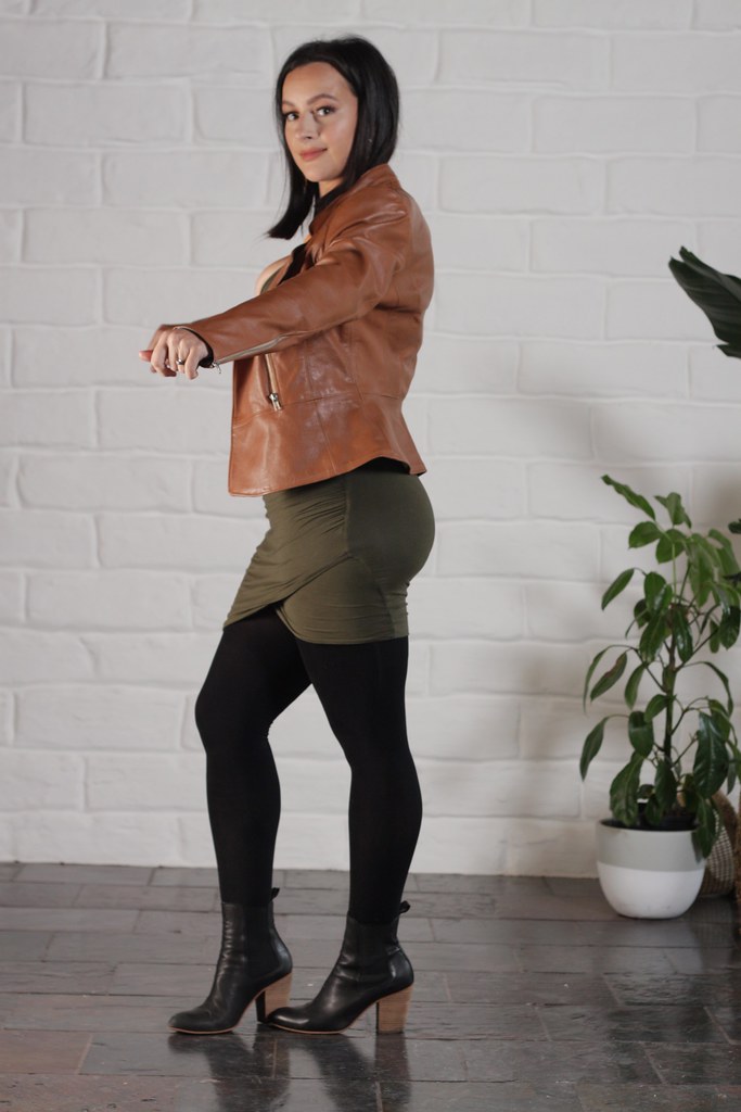 Julia Bobbin - Brown Leather Jacket