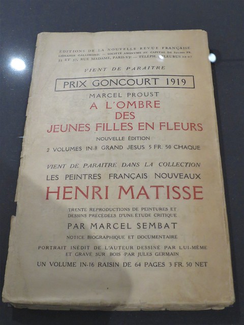 Pages d'annonces de la NRF (janvier 1920) - Exposition musée Marcel Proust, maison de Tante Léonie, Illiers-Combray (28)