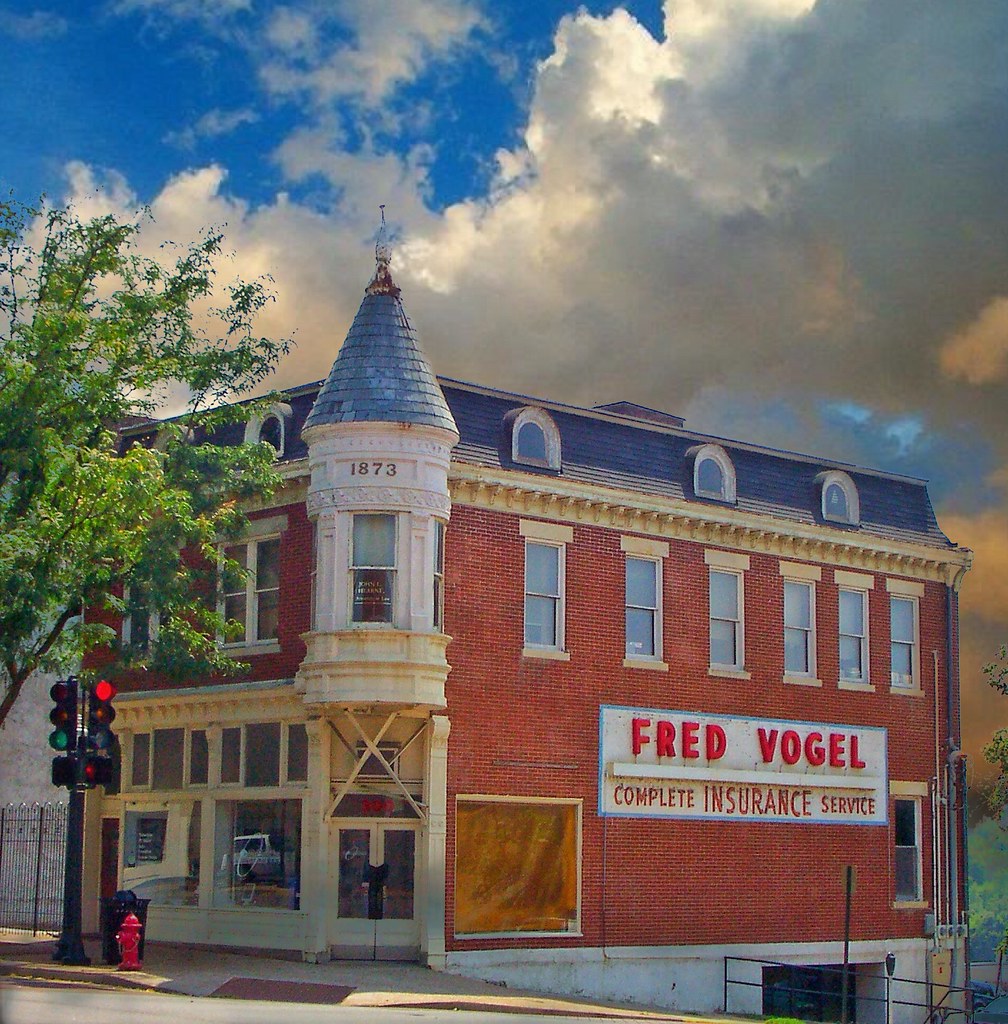 Jefferson City  Missouri - Fred Vogel Insurance Group - Vintage Photo - Architecture