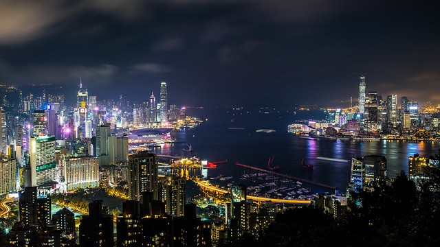 Hong Kong at blue hour